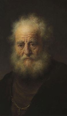 Self-Portrait as an Old Man with its Striking Chiaroscuro and Introspective Gaze!